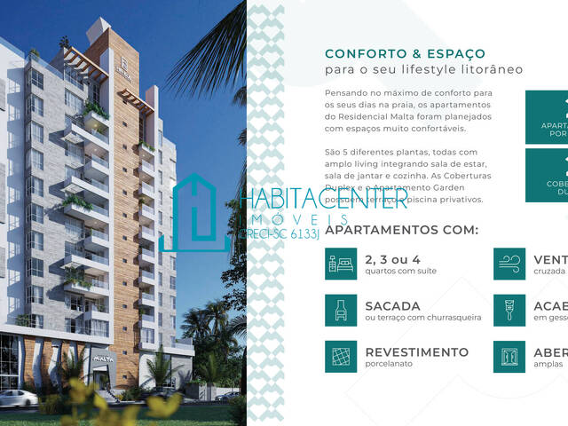#37 - Apartamento para Venda em Penha - SC - 3